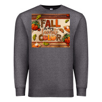 Charcoal Heather fall is my favorite color Premium Sweatshirt - AdoDesignShop