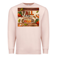Pale Pink fall is my favorite color Premium Sweatshirt - AdoDesignShop