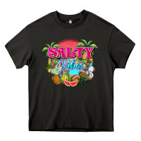 Asphalt Salty vibes summer Heavy Core Tee - NancyCooperArtShop