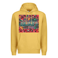 Antique Gold summer vibes Premium Hoodie - CowhideDigitalArt