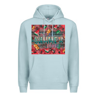 Blue Mist summer vibes Premium Hoodie - CowhideDigitalArt