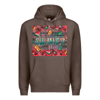 Coffee summer vibes Premium Hoodie - CowhideDigitalArt