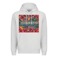 Dove Grey summer vibes Premium Hoodie - CowhideDigitalArt