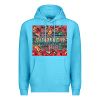 Ocean Blue summer vibes Premium Hoodie - CowhideDigitalArt