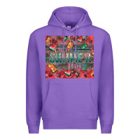 Purple summer vibes Premium Hoodie - CowhideDigitalArt
