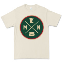 Bone Classic Minnesota Hockey MN Outline Pullover Hoodie Premium Tee - maiPhamDesign