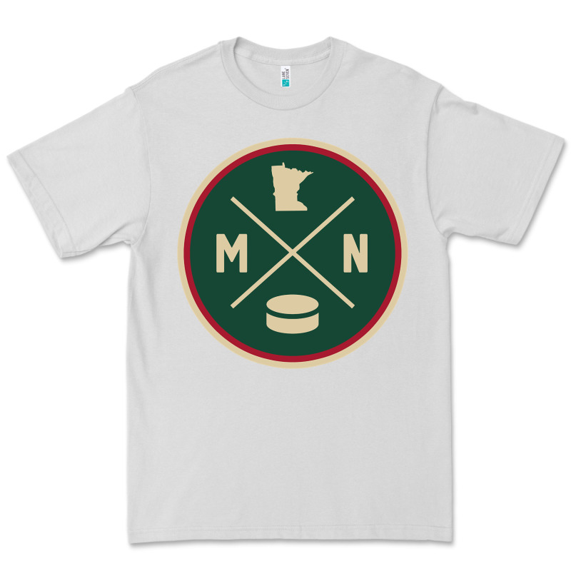 Classic Minnesota Hockey Mn Outline Pullover Hoodie Premium Tee by maiPhamDesign | Teevron