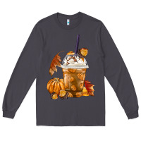 Pumpkin Spice Coffee Long Sleeve Tee | Teevron