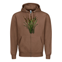Chestnut reeds Zipper Hoodie - BarkalooDesign
