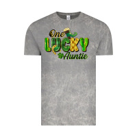 Cloud Rock One Lucky Auntie St. Patrick's Day Vintage Tee - CowGirlArtShop