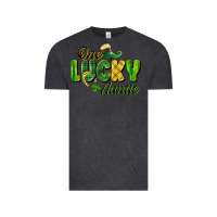 Vintage Black One Lucky Auntie St. Patrick's Day Vintage Tee - CowGirlArtShop