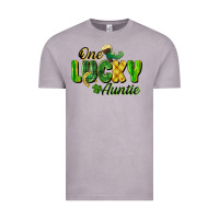 Vintage Zinc One Lucky Auntie St. Patrick's Day Vintage Tee - CowGirlArtShop