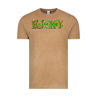 Vintage Camel st. patrick's day lucky with clovers and horseshoe Vintage Tee - RanaPortraitStore