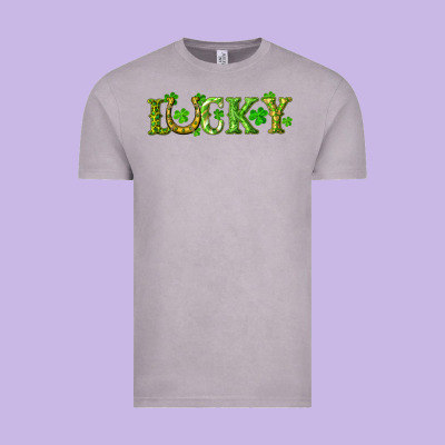St. Patrick's Day Lucky With Clovers And Horseshoe Vintage Tee Designed By Ranaportraitstore
