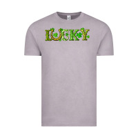 Vintage Zinc st. patrick's day lucky with clovers and horseshoe Vintage Tee - RanaPortraitStore