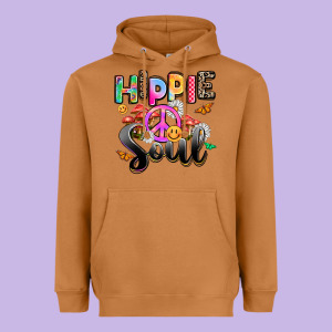 Hippie Soul Heavyweight Hoodie Designed By Adodesignshop