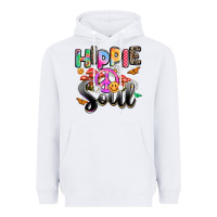White hippie soul Heavyweight Hoodie - AdoDesignShop