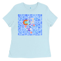 Baby Blue hippie soul Ladies Tee - TumblerDesignByShophia