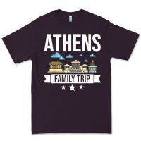 Plum Athens Greece City Trip Skyline Map Travel Premium Tee - maiPhamDesign