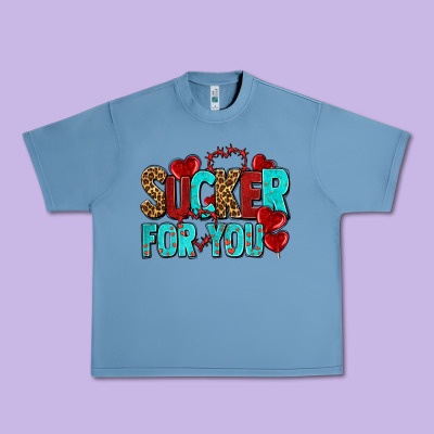 Sucker For You Olivia Urban Heavy Tee Designed By Oliviacreatesart