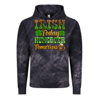Cloud Black St. Patrick's Irish today hungover tomorrow Vintage Hoodie - OliviaCreatesArt