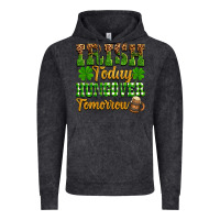 Vintage Black St. Patrick's Irish today hungover tomorrow Vintage Hoodie - OliviaCreatesArt