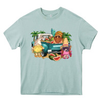 Arona summer gnomies truck Heavy Core Tee - NancyCooperArtShop