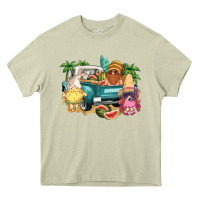Mossy summer gnomies truck Heavy Core Tee - NancyCooperArtShop