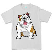 Dove Grey ENGLISH BULLDOGS Awesome Funny Bulldog Pups Dogs Premium Tee - maiPhamDesign