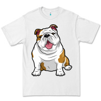 White ENGLISH BULLDOGS Awesome Funny Bulldog Pups Dogs Premium Tee - maiPhamDesign