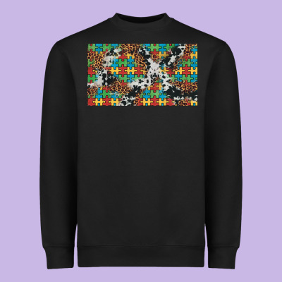 Western Autism  Cup Heavyweight Sweatshirt Designed By Artiststas