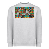 Heather Grey western autism  cup Heavyweight Sweatshirt - Artiststas