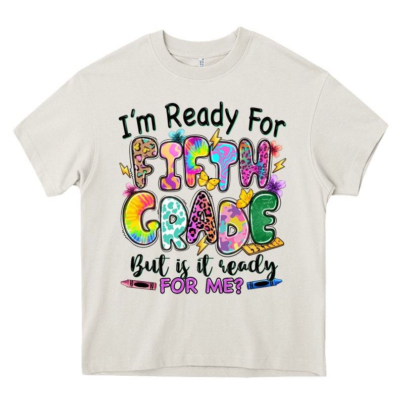 I'm Ready For Fifth Grade But Is It Ready For Me Heavy Core Tee by RanaPortraitStore | Teevron