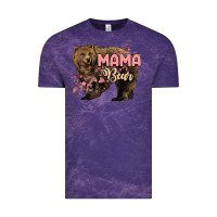 Cloud Purple Mama bear mother's day Vintage Tee - HowdyJamesFarm