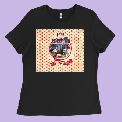 Freedom Tour Ladies Tee Designed By Tumblerdesignbyshophia