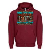 Burgundy nail tech life Zipper Hoodie - BarkalooDesign