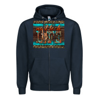 Navy nail tech life Zipper Hoodie - BarkalooDesign