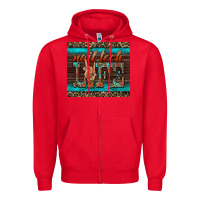 Red nail tech life Zipper Hoodie - BarkalooDesign