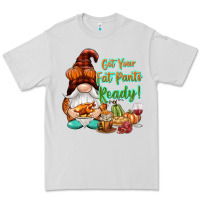 Dove Grey Get your fat pants ready Premium Tee - NancyCooperArtShop