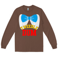 Chestnut tweedle dee dum funny matching halloween costume for couples premium t Long Sleeve Tee - maiPhamDesign