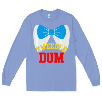Colony Blue tweedle dee dum funny matching halloween costume for couples premium t Long Sleeve Tee - maiPhamDesign