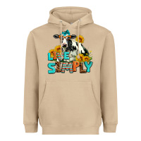 Mushroom live simply Heavyweight Hoodie - AdoDesignShop