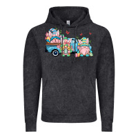 Vintage Black Easter gnomes truck Vintage Hoodie - OliviaCreatesArt