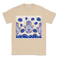 Mushroom evil eyes with white wooden pattern Classic Tee - TumblerDesignByShophia