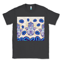 Smoke evil eyes with white wooden pattern Classic Tee - TumblerDesignByShophia