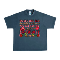 Midnight Navy roses are red chocolates are brown Urban Heavy Tee - OliviaCreatesArt