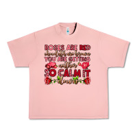 Salmon roses are red chocolates are brown Urban Heavy Tee - OliviaCreatesArt