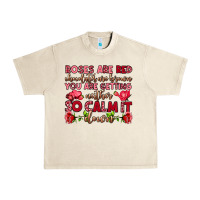 Sandshell roses are red chocolates are brown Urban Heavy Tee - OliviaCreatesArt
