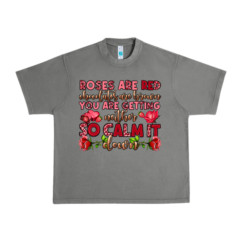 Roses Are Red Chocolates Are Brown Urban Heavy Tee by OliviaCreatesArt | Teevron