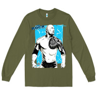 Army Green the rock power Long Sleeve Tee - maiPhamDesign